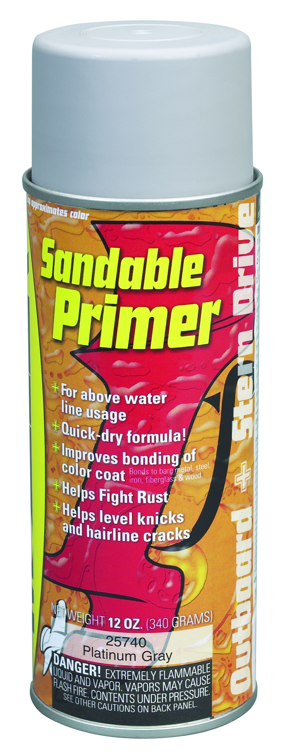 Sandable Primer Platinum Grey
